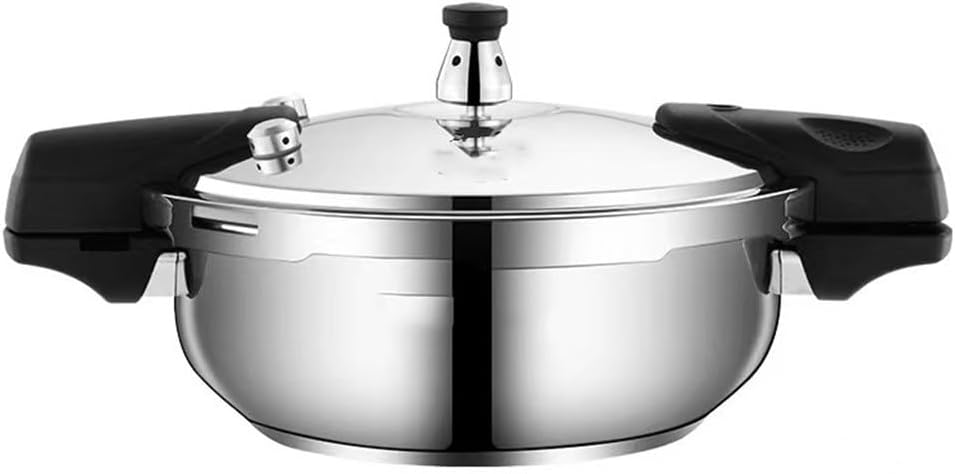 304 Mini Pressure Cooker Small Thickened Household Gas Induction Outdoor Portable Large Capacity,As Show-0.1 Quarts
