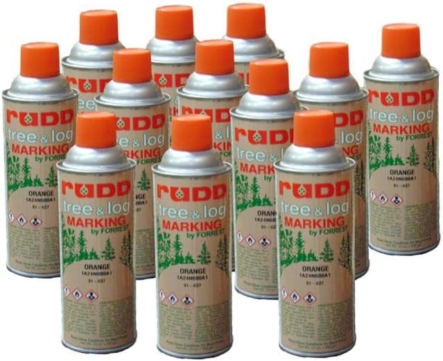 RUDD Tree & Log Marking Paint Orange (Case of 12)