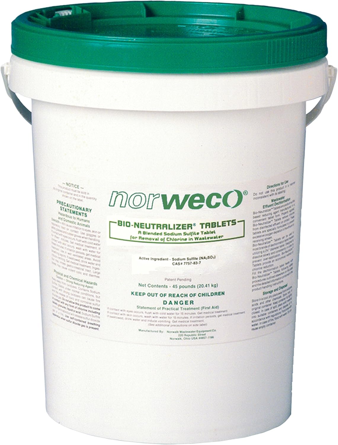 Norweco 45lb. Bio-Neutralizer Dechlorination Tablets