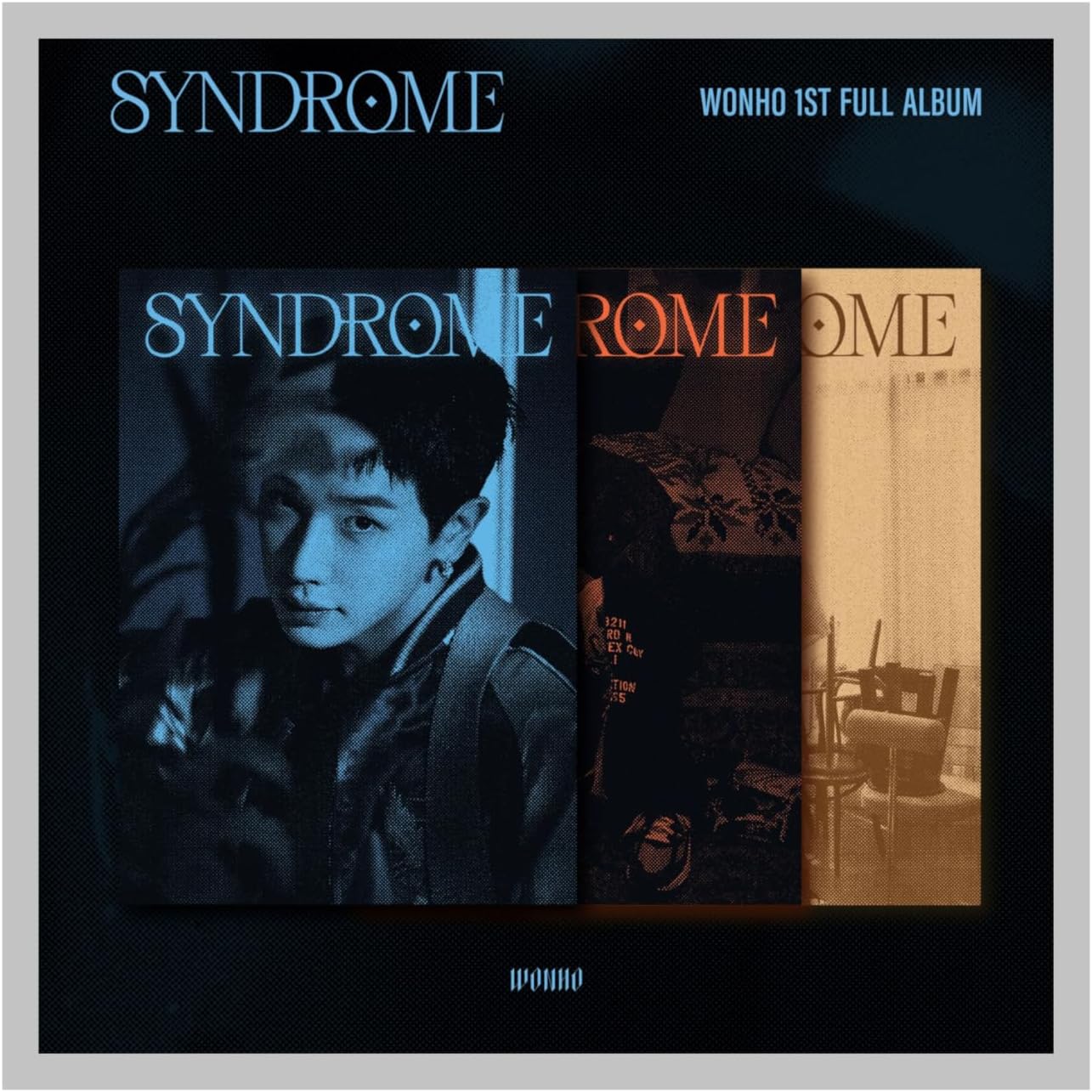 MONSTA X Wonho SYNDROME 1st Album with Tracking Sealed (Full Set:ONSET+FEVER+FALL OUT)