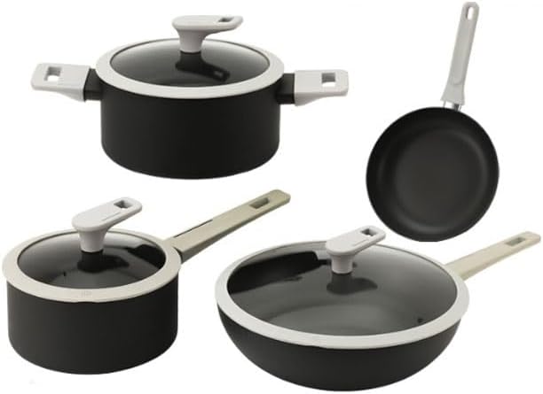 Easy to clean Non Stick Coated Aluminum Kitchen Pan Soup Frying Gift Set Kitchen