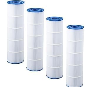 Appaetech | 777069 | Cartridge Filter Set Replacement for Pentair Clean & Clear Plus 520 – 4-Pack Replaces 179136, PCC130, C-7472 | High-Efficiency 130 Sq. Ft. Filters for Superior Water Clarity