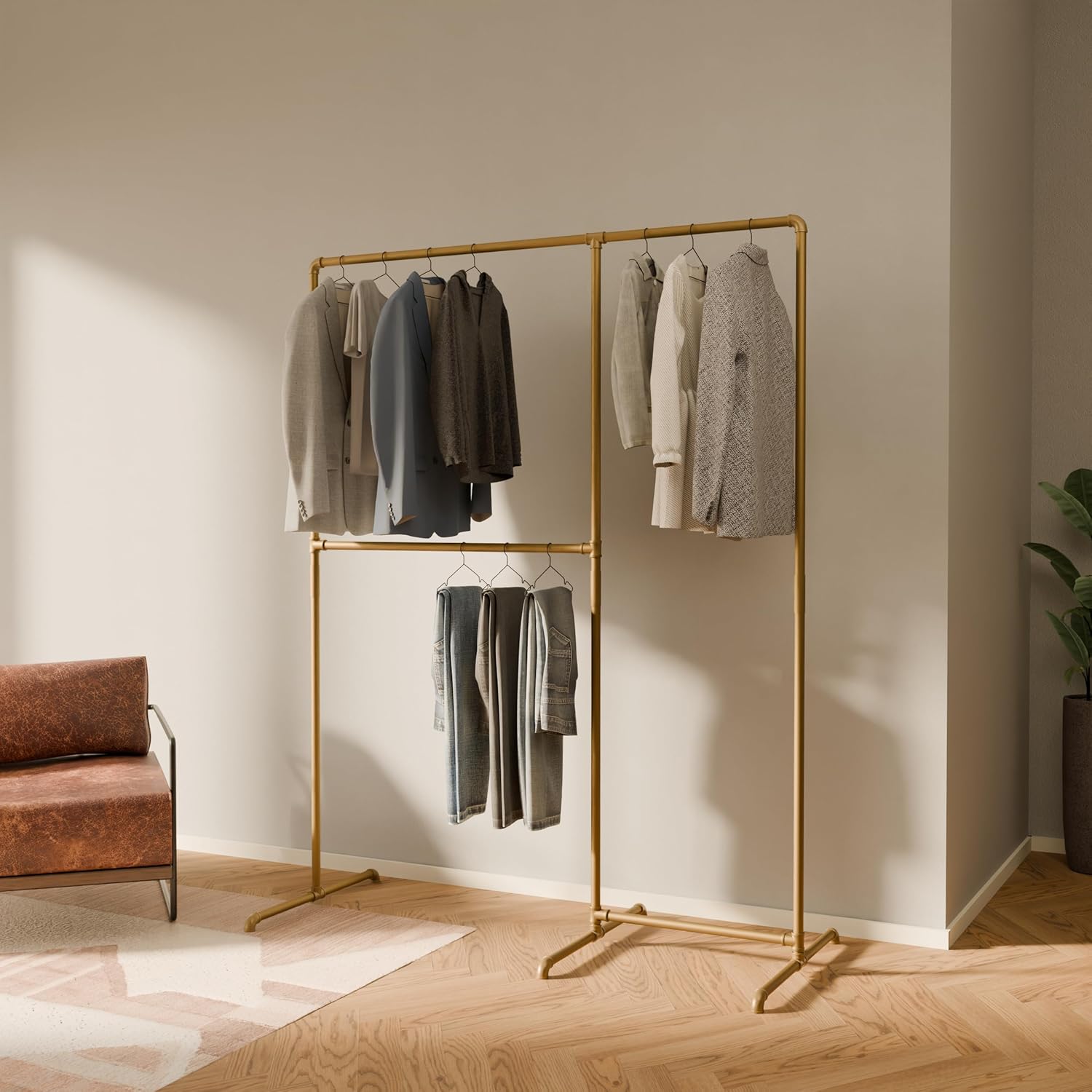 pamo Gold Clothing Rack – 38.98