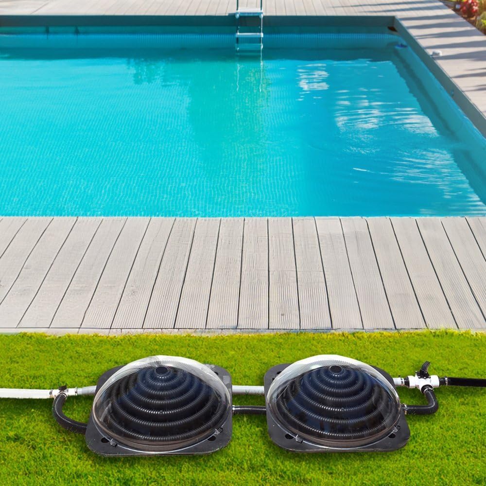 Sun2Solar XD2 Deluxe Solar Powered Heater for Inground Swimming Pools | Includes Bypass Kit, Clamps and Hoses | Heats Pools up to 15,000 Gallons | 2 Pack of Solar Heaters