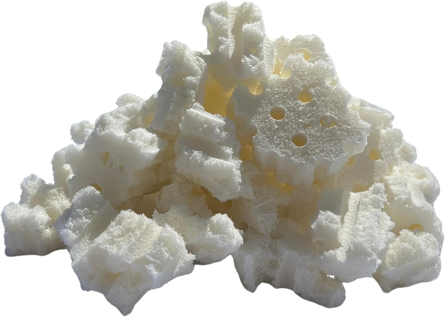 eConsumersUSA Organic Shredded Latex Foam 5lbs, 10lbs, 20lbs, 40lbs Made in USA 40 Pounds