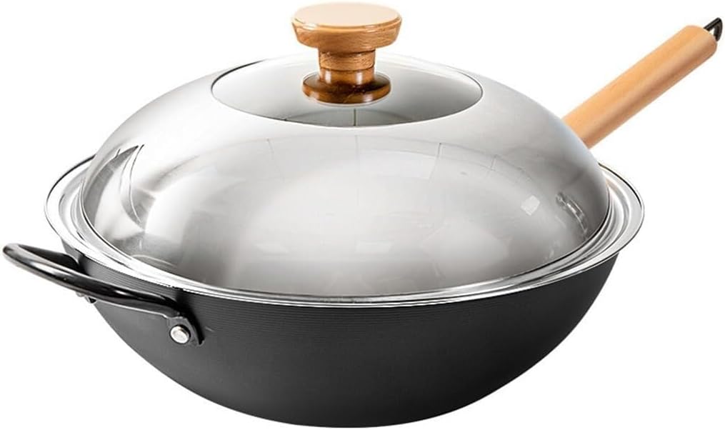 Iron Skillet Non-Stick Household Frying Pan Flat Frying Pan Pan Pan Induction Cooker Gas Applicable
