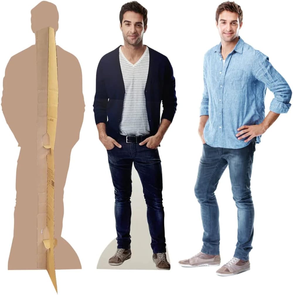 Custom Life Size Cardboard Cutout - Personalized High Resolution Stand Up Custom Cutout Upload Your Own Photo - Perfect for Wedding and Birthday (Cardboard, 49-Inch to 72-Inch)