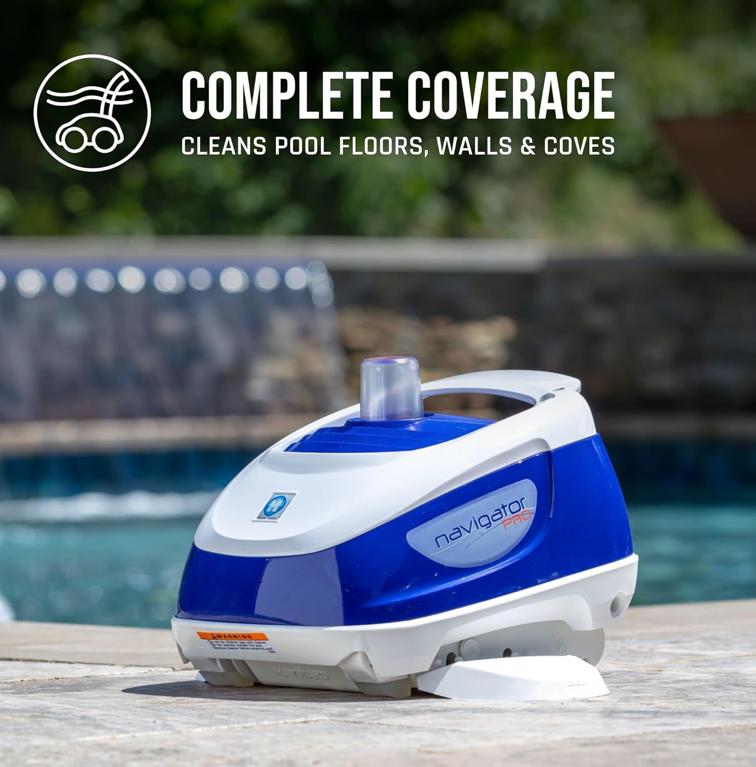 Hayward W3925ADC Navigator Pro Suction Pool Cleaner for In-Ground Gunite Pools up to 20 x 40 ft. (Automatic Pool Vacuum)