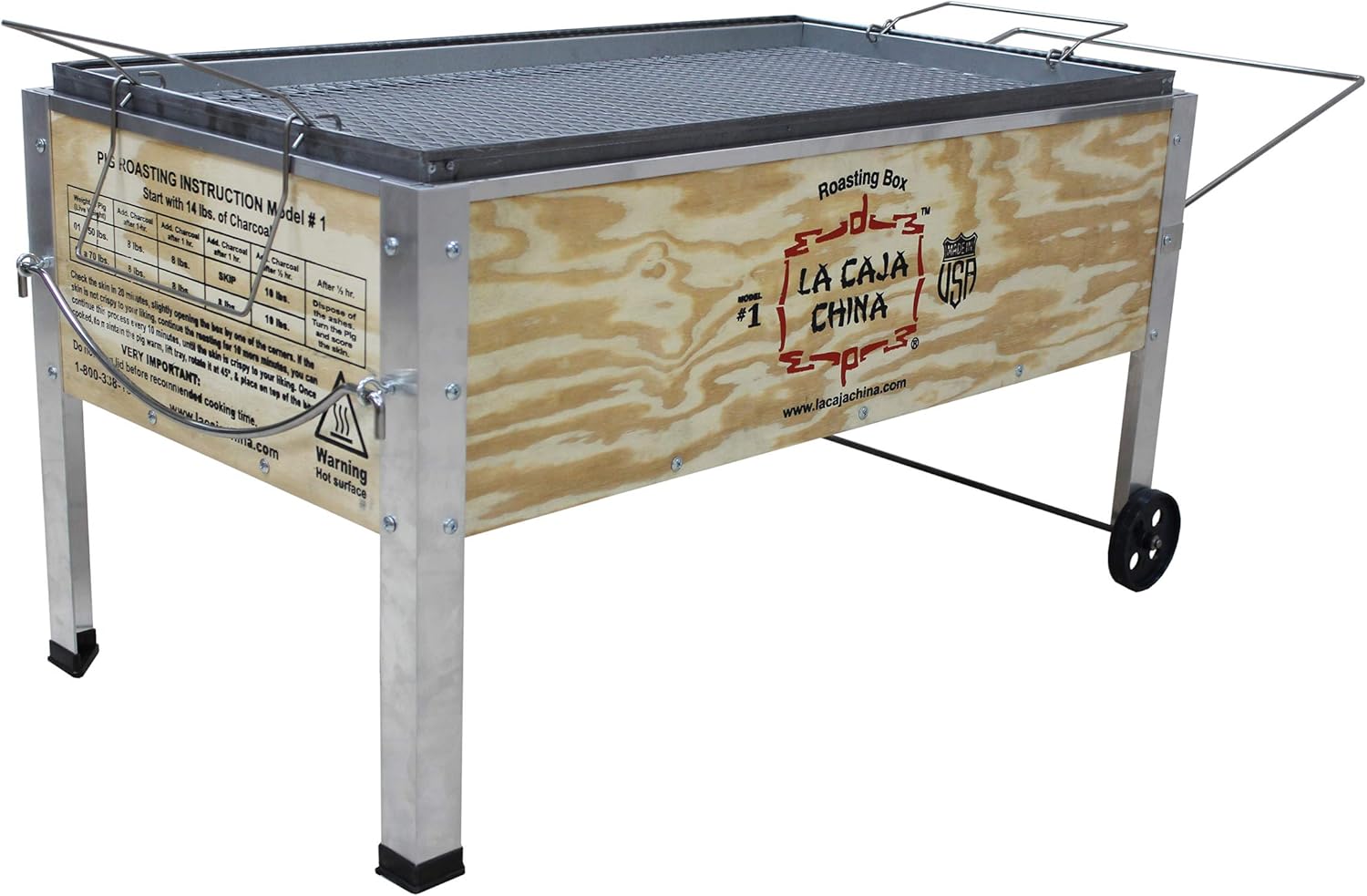 La Caja China Model #1-70 LB Pig Roaster, Original