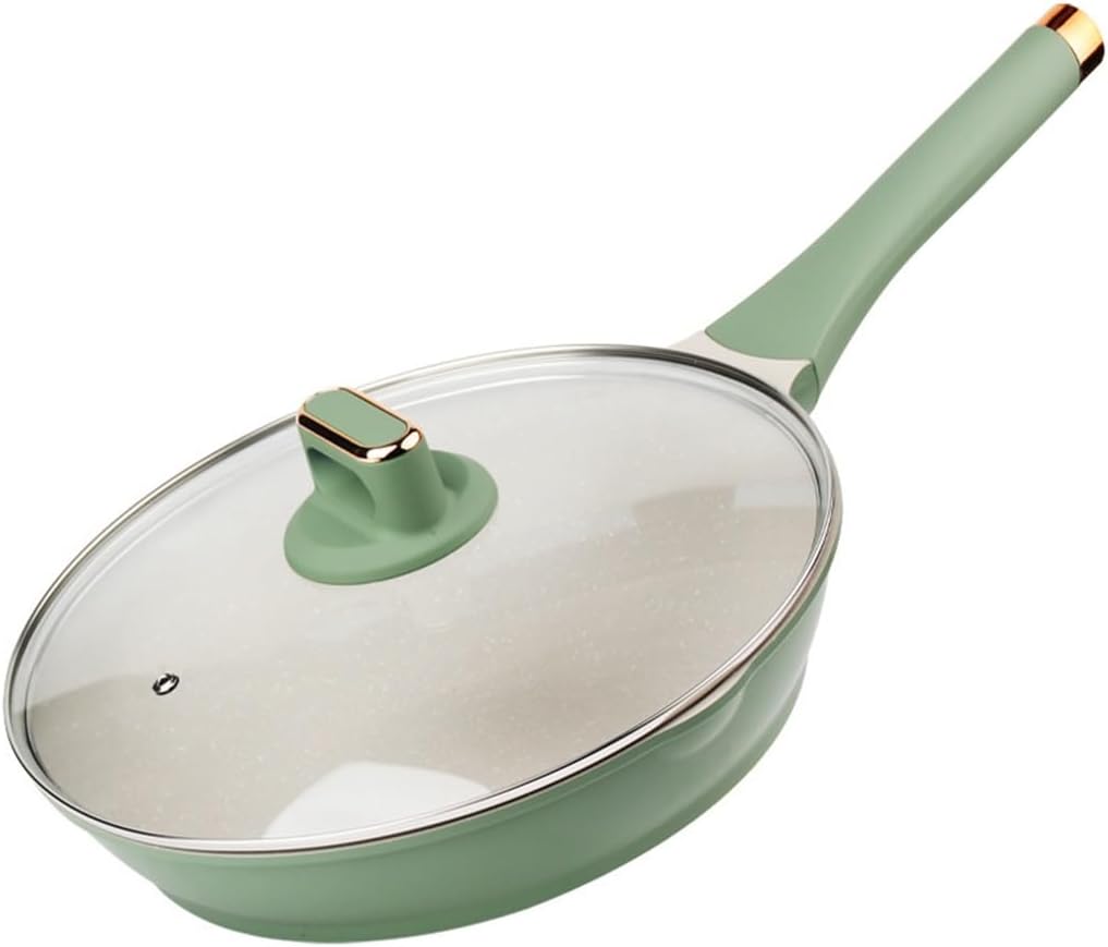 Non Stick Pan, Flat Bottomed Frying, Induction Cooker, Gas Stove, Universal Vegetable