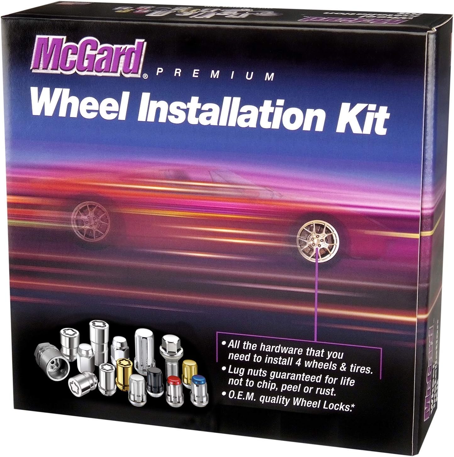 McGard 65554 Chrome SplineDrive Wheel Installation Kit (M12 x 1.25 Thread Size) - for 5 Lug Wheels