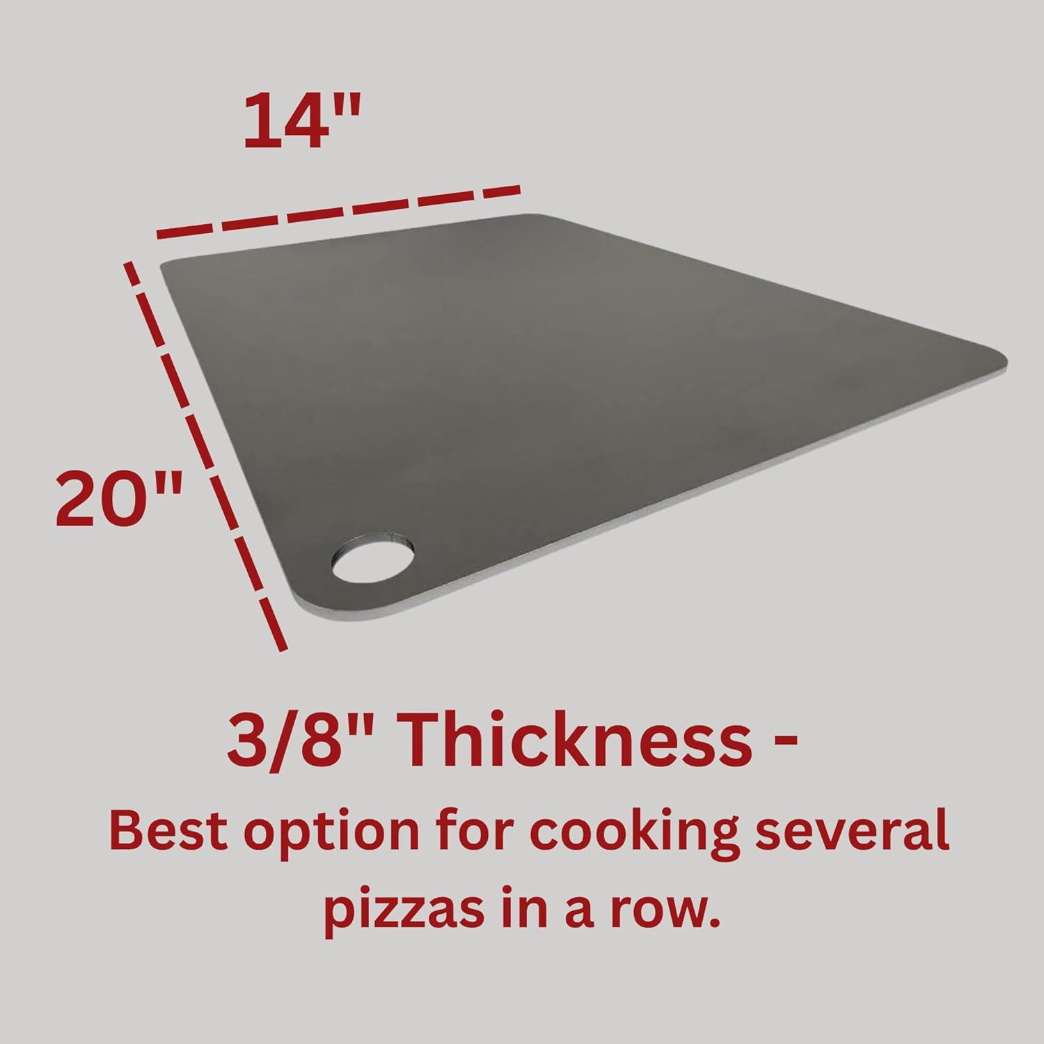 THERMICHEF Factory Seconds Cooking Steel for Ovens & Grills - 14