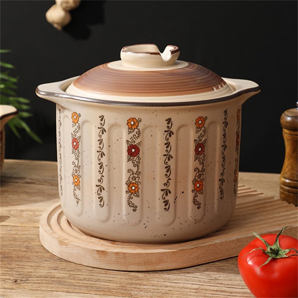 Casserole Stew Pot Soup Household Stove Rice Tile Ceramic Pots