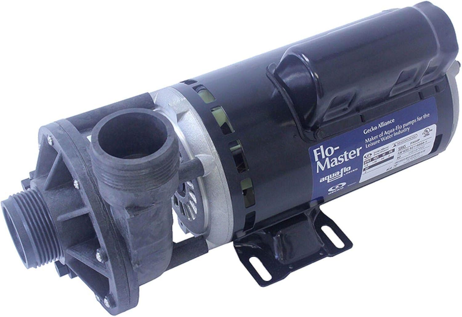 GECKO Aqua-Flo Flo-Master HP 1-1-2 HP 230V Dual Speed 48 Frame Side Discharge Pump 02115005-1010