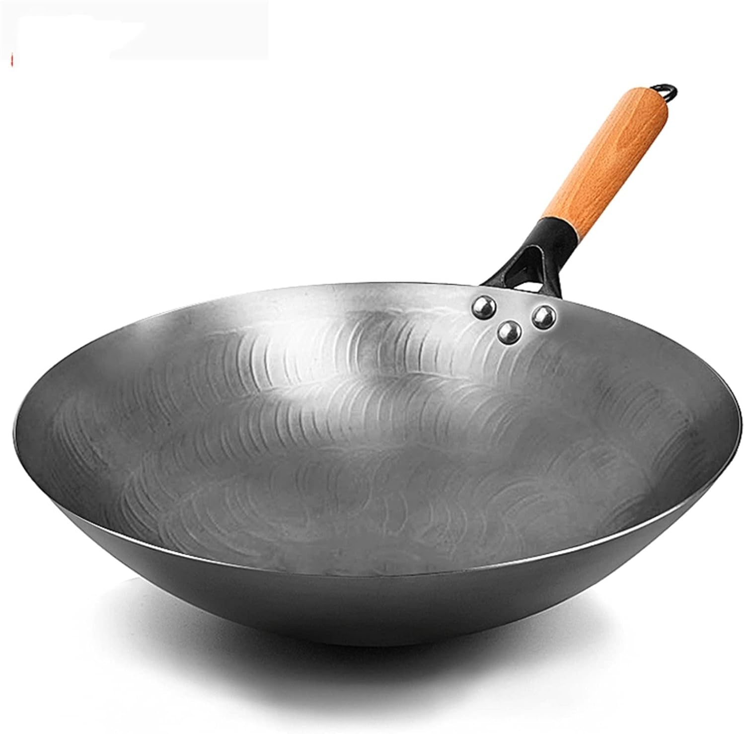 Forging Handmade Iron Wok Non-stick Without Coating Household Running River's Lake Fire