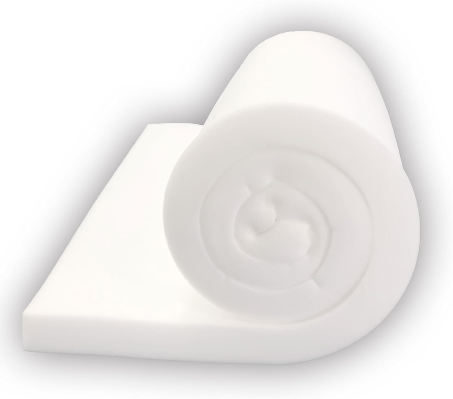 Foamy Foam 2Pack High Density 5 inch Thick, 24 inch Wide, 72 inch Long Upholstery Foam, Cushion Replacement