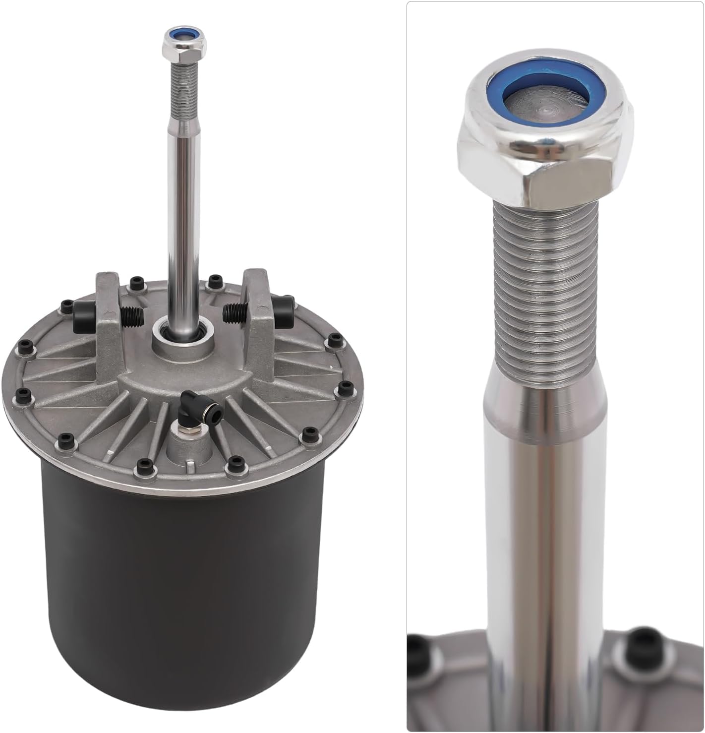 TFCFL Universal 186mm Tire Changer Machine Bead Breaker Cylinder Fully Assembled, 186Y Type Seal Aluminum Cover Bead Breaker for Tires, Aluminium Cylinder, Air Cylinder