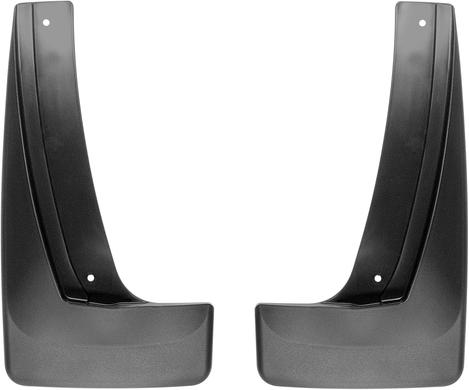 WeatherTech Custom No Drill Splash Guard MudFlaps for GMC Terrain - Rear Pair (120079), Black