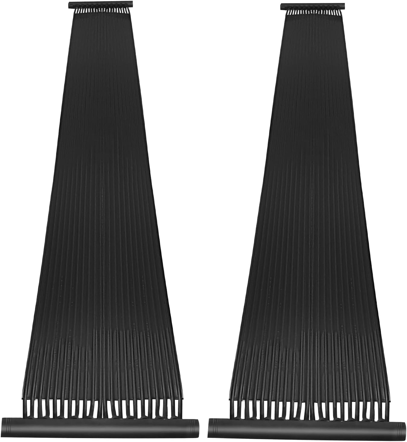 IRONMAX Solar Pool Heater Panel, Swimming Pool Heating System for Inground & Aboveground, Weatherproof Pool Warmer, Portable Solar Panel Heater for Outdoor Roofs (2pcs 20FT)