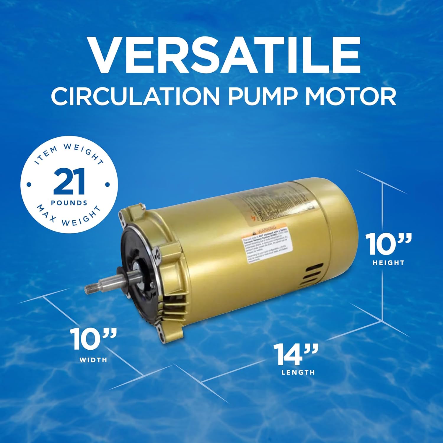 Hayward SP1610Z1MBK Motor Replacement for Select Hayward Pump, 1.0 HP Maxrate Motor