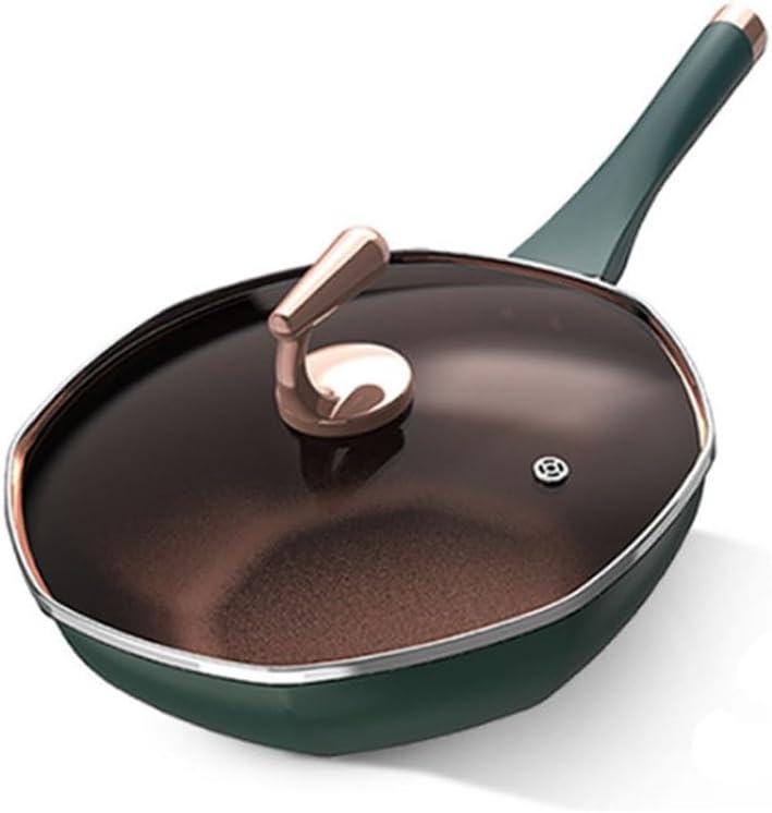 Octagonal pot wheat stone non-stick wok household add thick flat multi-functional