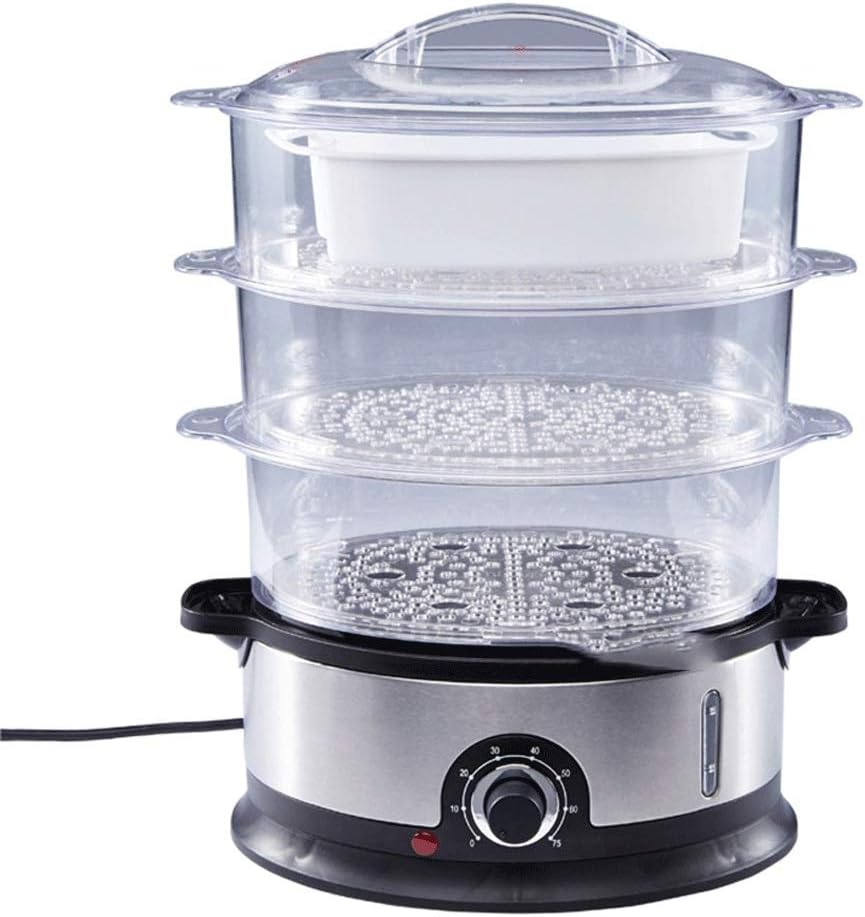 Home Electric Food Steamer Multifunctional Steamer Pot Automatic Power-Of 3-Layer Large Capacity Seafood Steamer Cooker