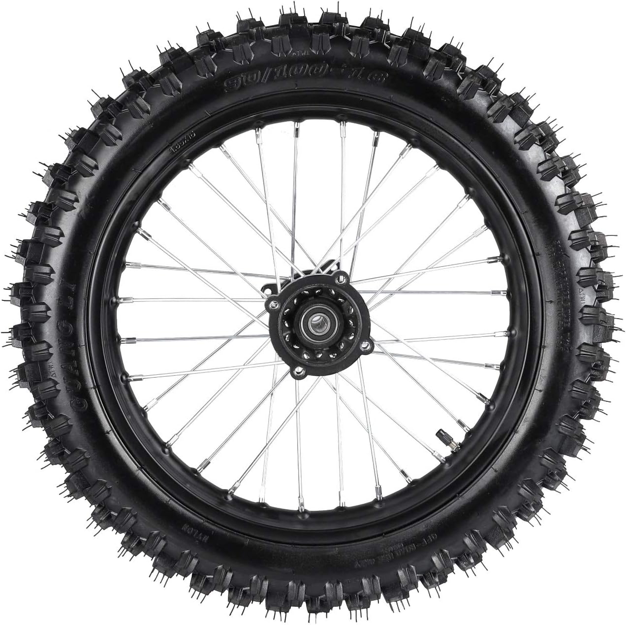 Rear 90/100-16 Wheel Tire & Rim Inner Tube With 15mm Bearing Assembly for Pit Pro Trail Dirt Bike