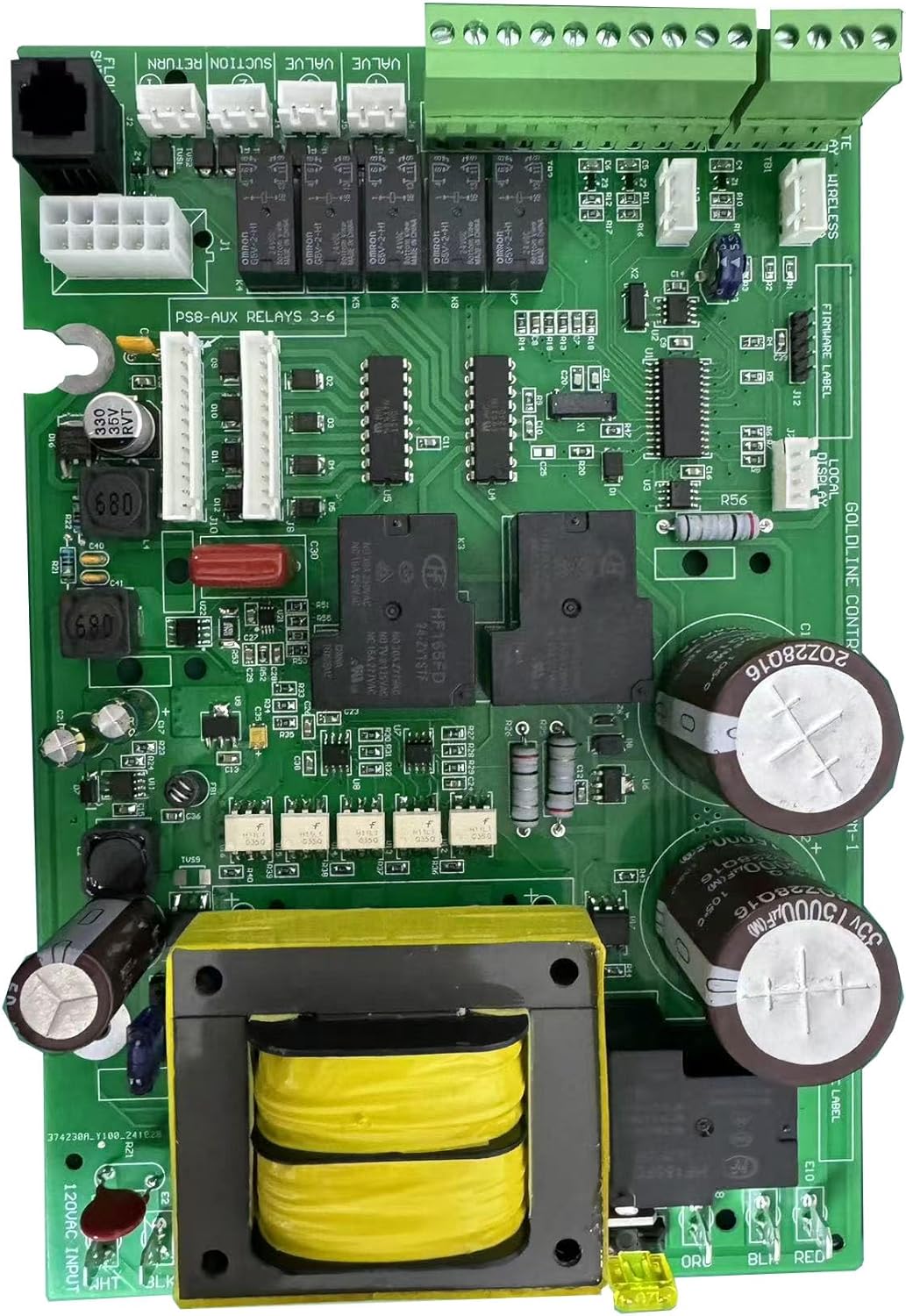 GLX-PCB-Main fatory Direct Replacement Main PCB Printed Circuit Board for Hayward Goldline AquaLogic and AquaPlus Automation Systems （not GLX-PCB-PRO