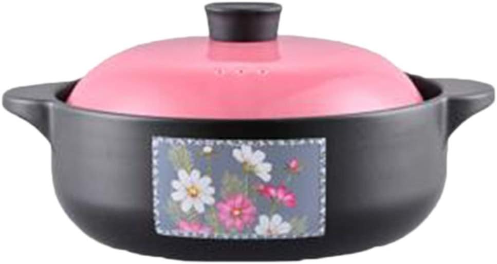 Ceramic casserole pot provide superior nonstick performance,scratch resistant,easy to clean,lid with steam vent prevents water overflow(29 * 29 * 16cm (12 * 12 * 6in))