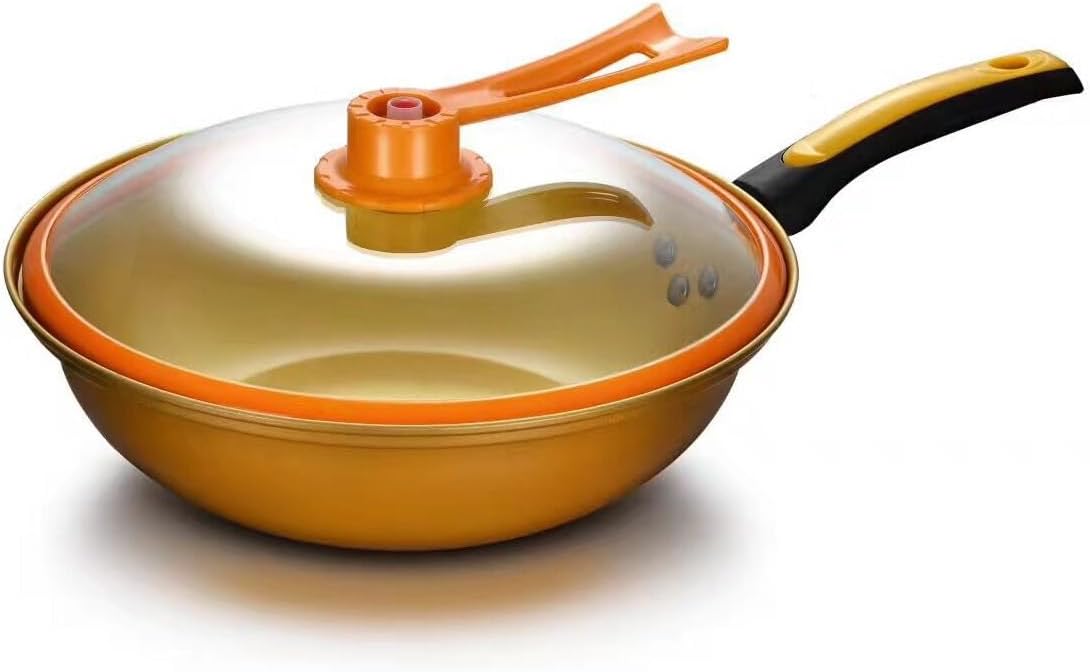 Flat Bottom Wok Pan Woks And Stir Fry Pans Iron Cookware Traditional Chinese For