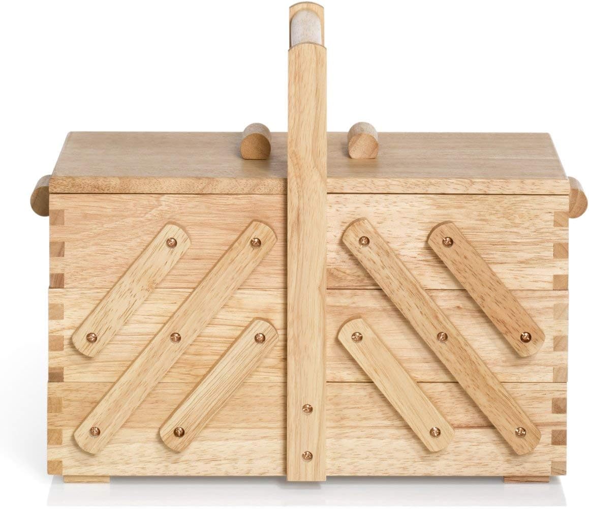 Prym Sewing Box Wood M White