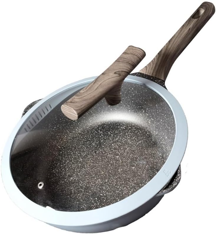 Non-stick Deep Frying Pan For Stir-frying Vegetables, Fisha and Tofu All Stovetop Universal