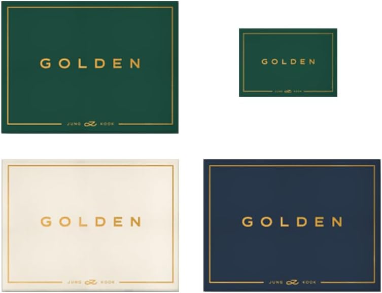 BTS Jung Kook 1st Solo Album GOLDEN (Standard 3 ver + Weverse album Set)