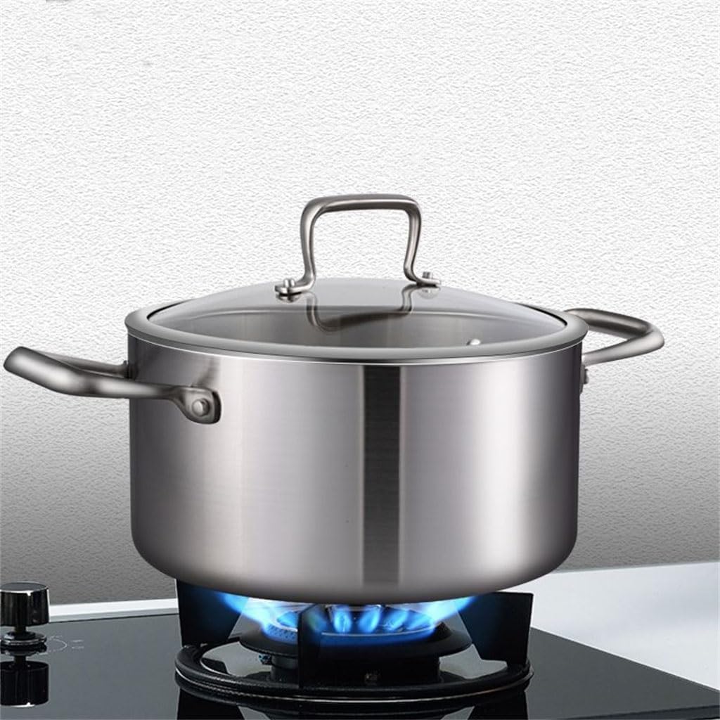 Soup pot household three-layer steel thick steaming noodles porridge stainless