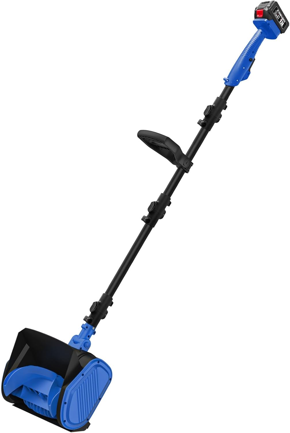 21V brushless Cordless Snow Shovel 11 inch Electric Snow Blower Single-Stage Hand-held Thrower Including Battery Charger, Foldable Suitable for terraces (Brushless 15 Cell Lithium Battery * 1)