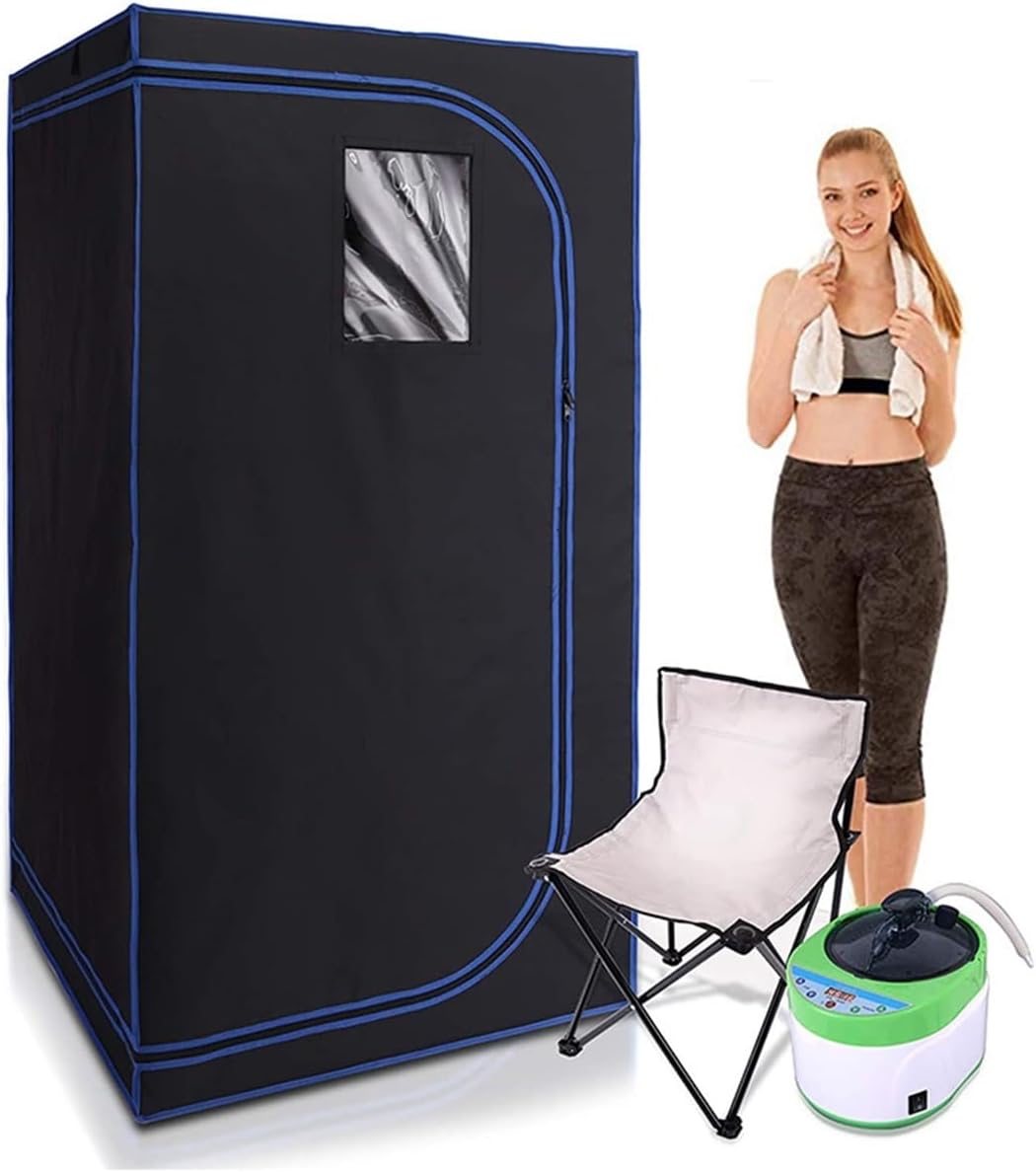 Fast Heating Home Sauna Full Body Sauna Spa Foldable Sauna 1 Person Tent Steam Sauna Room Easy to Fold up Gris