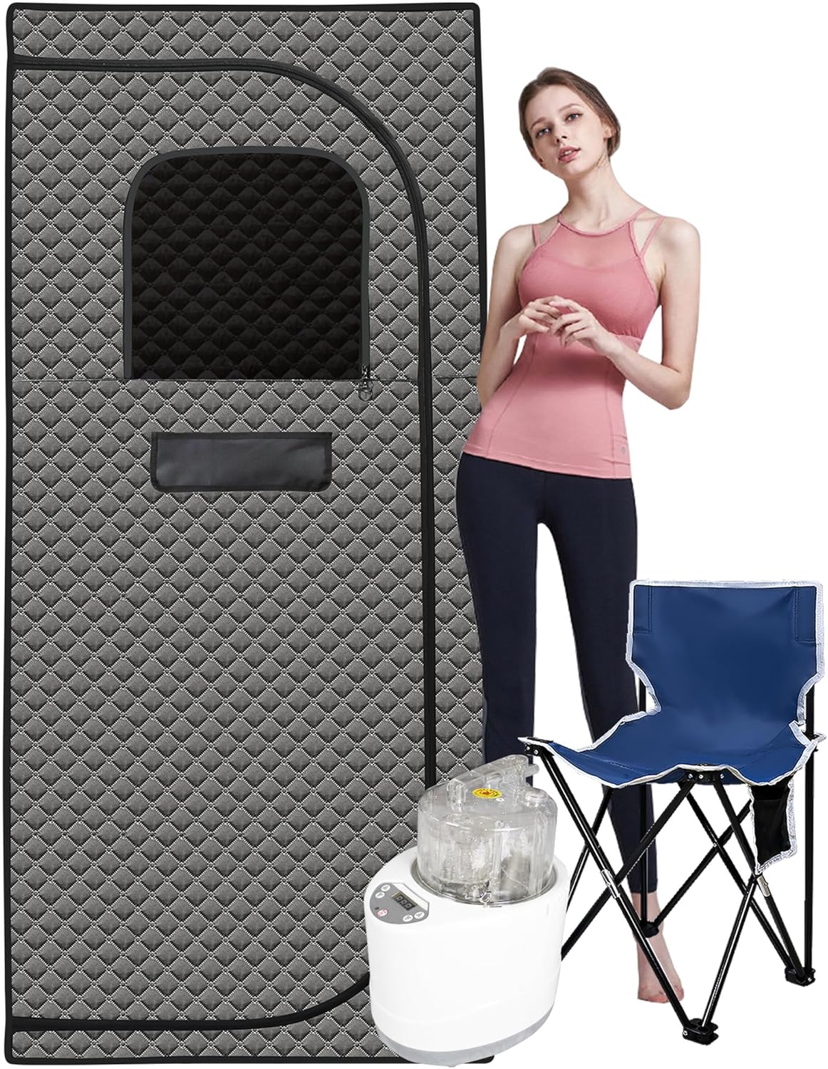 Sojourner Portable Sauna for Home - Ultimate Relaxation with Personal Steam Tent and Remote, Stress Relief and Well-Being