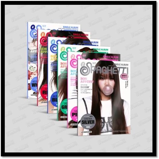 LE SSERAFIM SPAGHETTI [Compact 6 Ver Set] 1st Single Album