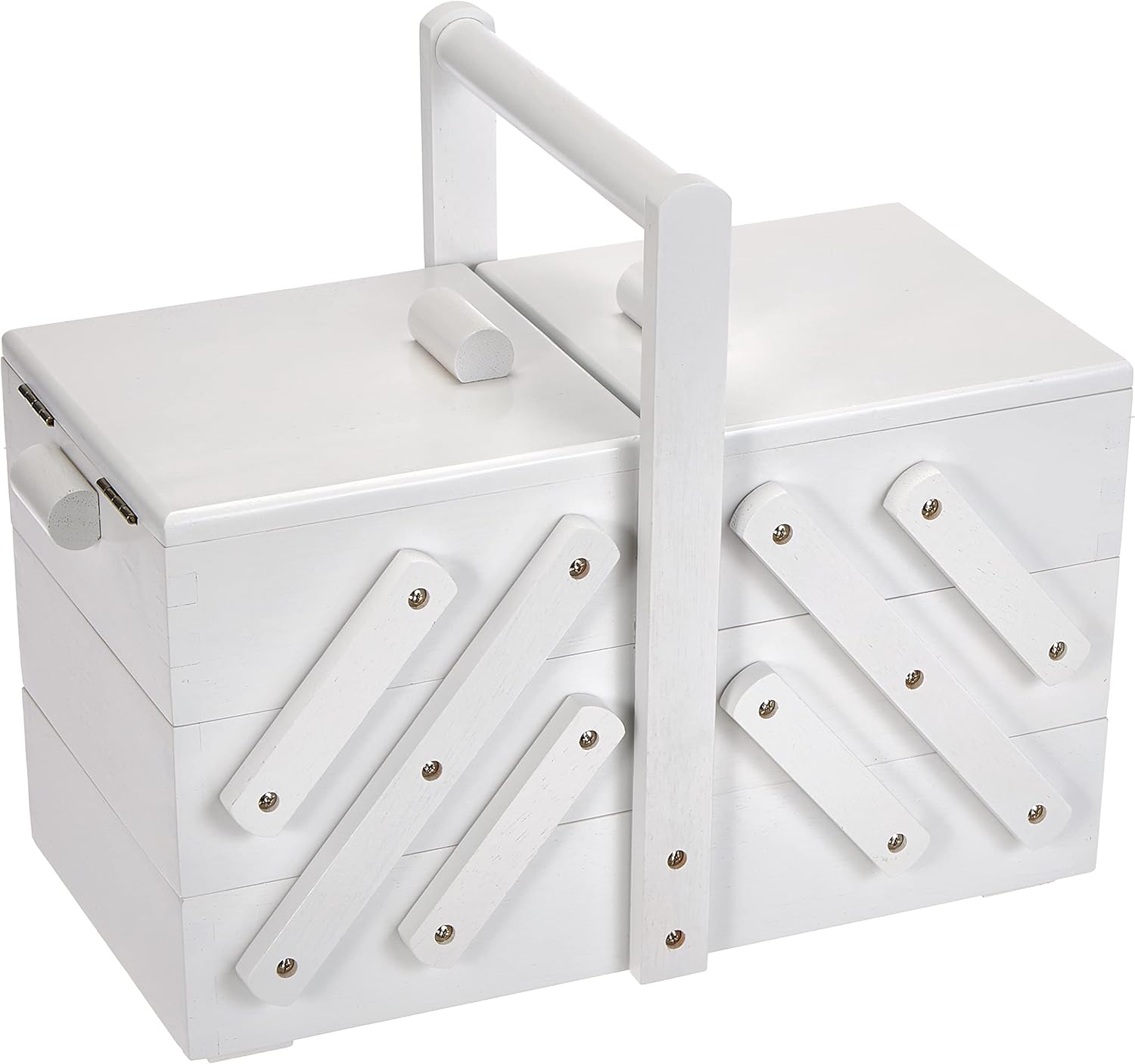 Prym Sewing Box Wood M White