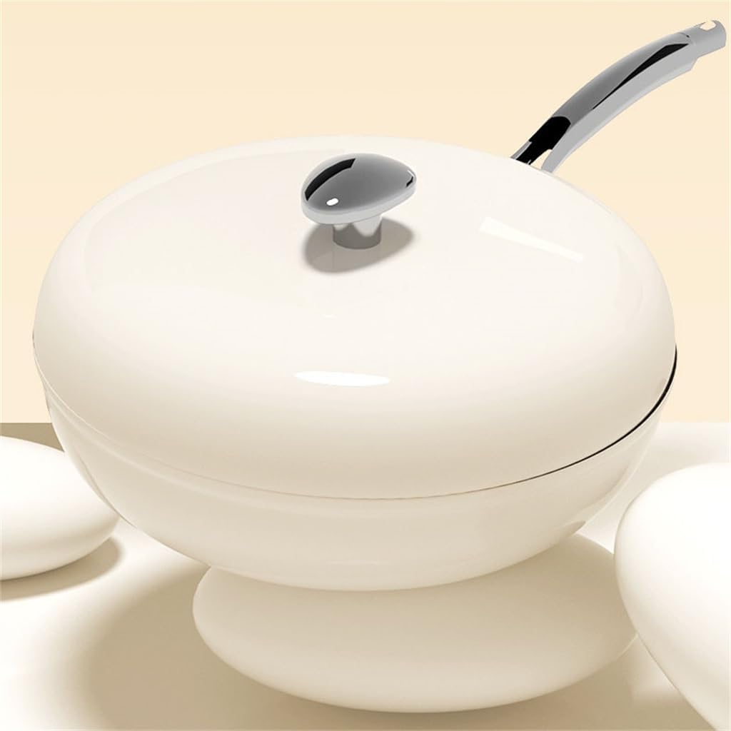 Wok Pan Non-stick Milk Frying Induction Cooker