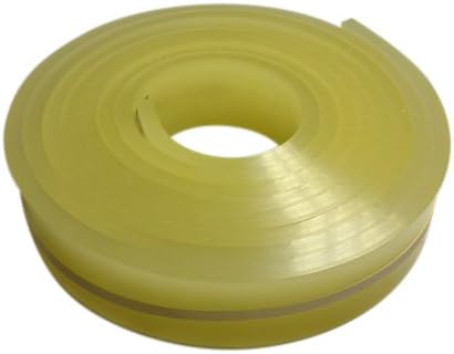 6 Ft/feet Roll - 70 Duro Durometer - Silk Screen Printing Squeegee Blade Yellow