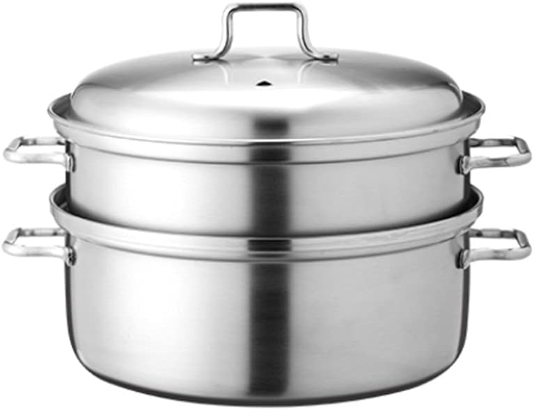 Stainless Steel Steamer Household Thickened Cooking Dual-purpose Pot Induction Cooker Suitable for Double-layer Steamer