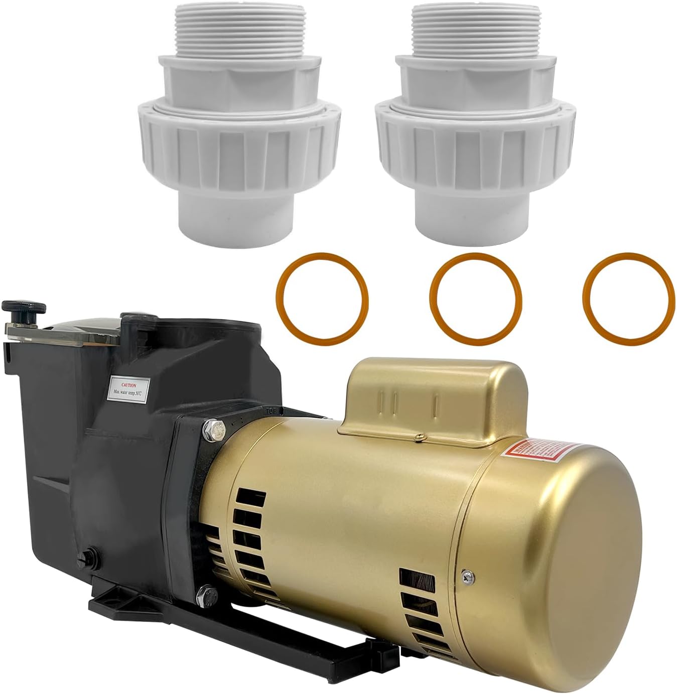 W3SP2615X20 Super Pool Pump 2 HP 115/230V 2'' Single Speed Replacement for Hayward, SP2615X20 for Inground Swimming Pools and Spas