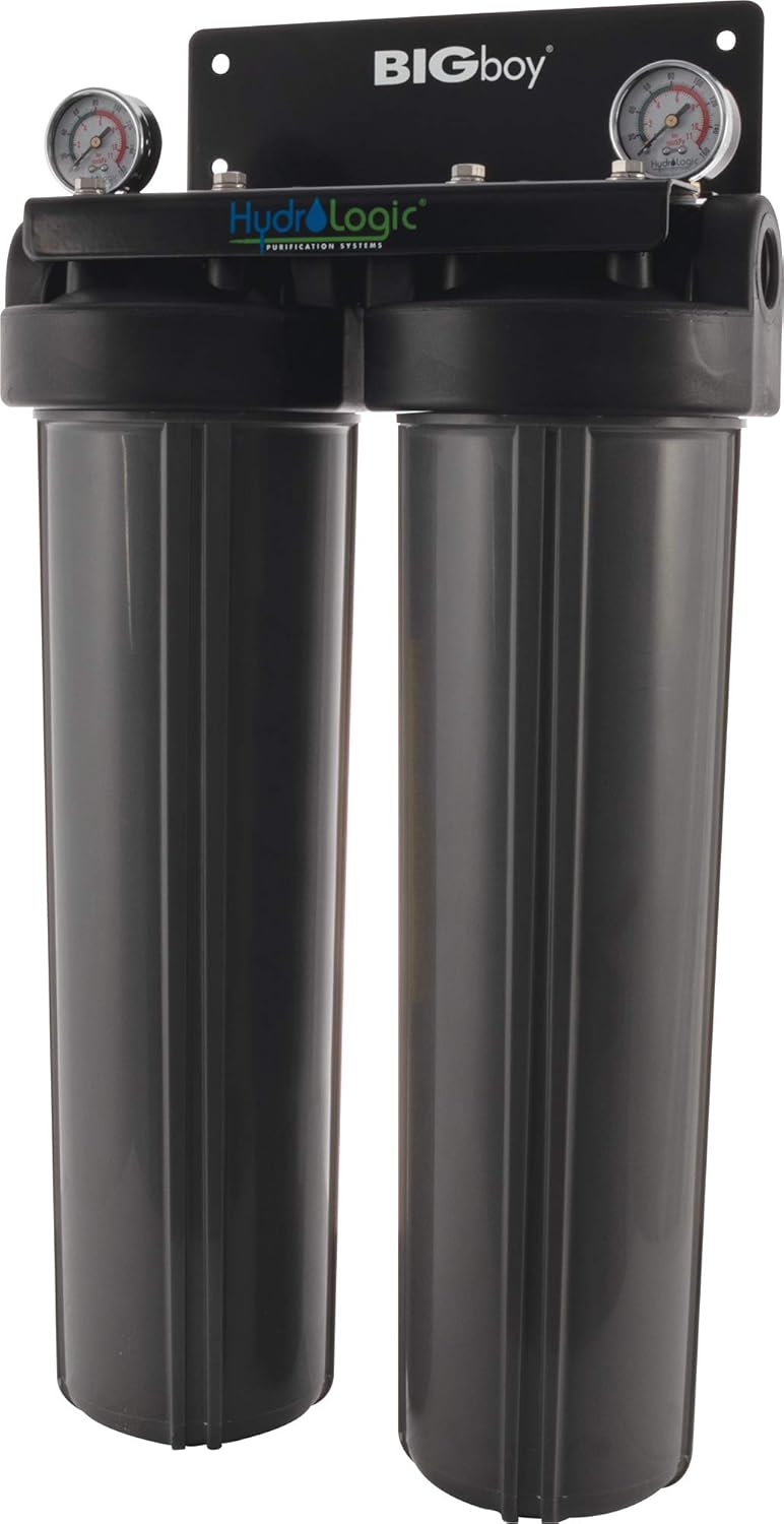 Hydro-Logic Purification Systems Hydrologic BIGboy Dechlorinator & Sediment Filter 7 GPM HL 31005 Hydroponic Water Filtration for Gardening