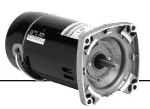 U.S. Motors Emerson ASB842 Square Flange Single Speed 1-1/2HP Full Rated 56 Motor