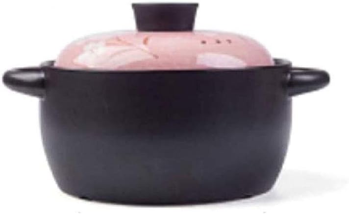 Ceramic Casserole Dish,Round Stockpot Clay Pot, Stone Bowl,Onion Soup Crocks,Not Stick Stew