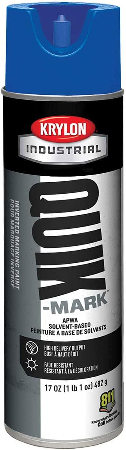 Krylon Inverted Marking Paint Blue 12/BX #S03621