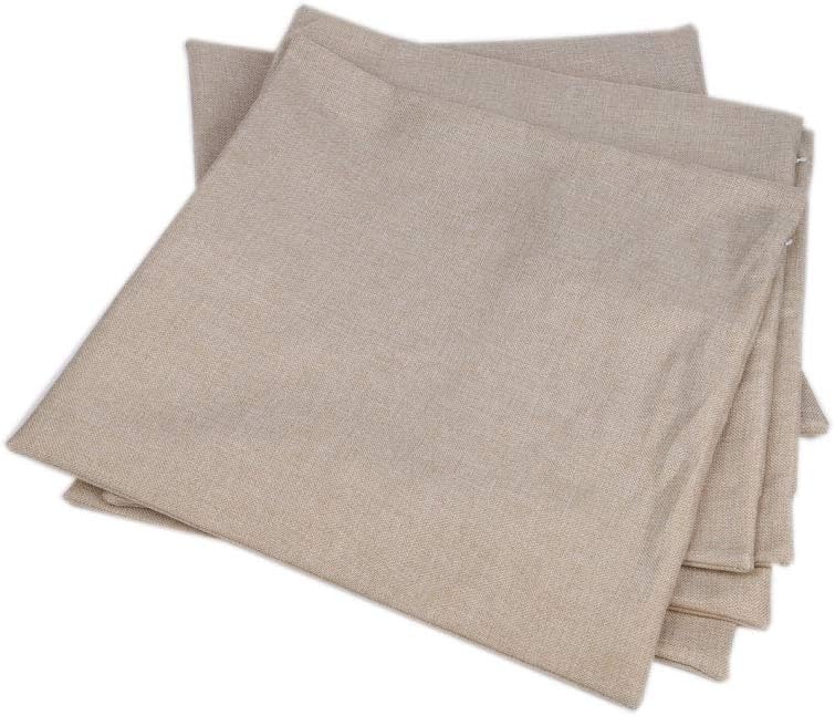 50pcs 18in Linen Pillow Case Cover, Sublimation Blanks Bulk, 18