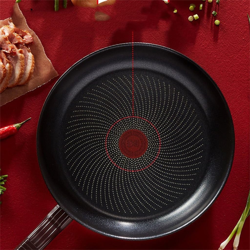 Stainless Steel Non-stick Pan Titaniums Red Dot Pot Frying Induction Cooker Gas Universal