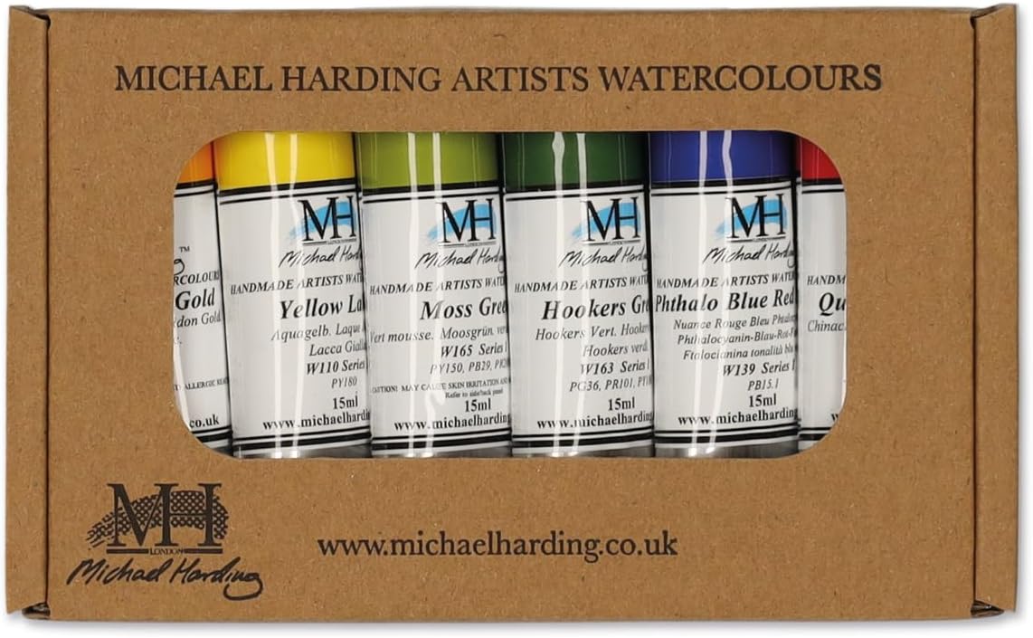 Michael Harding Watercolor Sets (Spring Floral Set of 6)